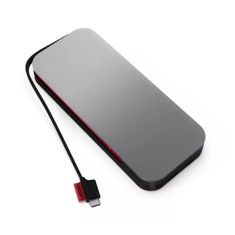 Power Bank Lenovo Go Lithium-Ion 20000 mAh Black Grey USB Type-A Type-C