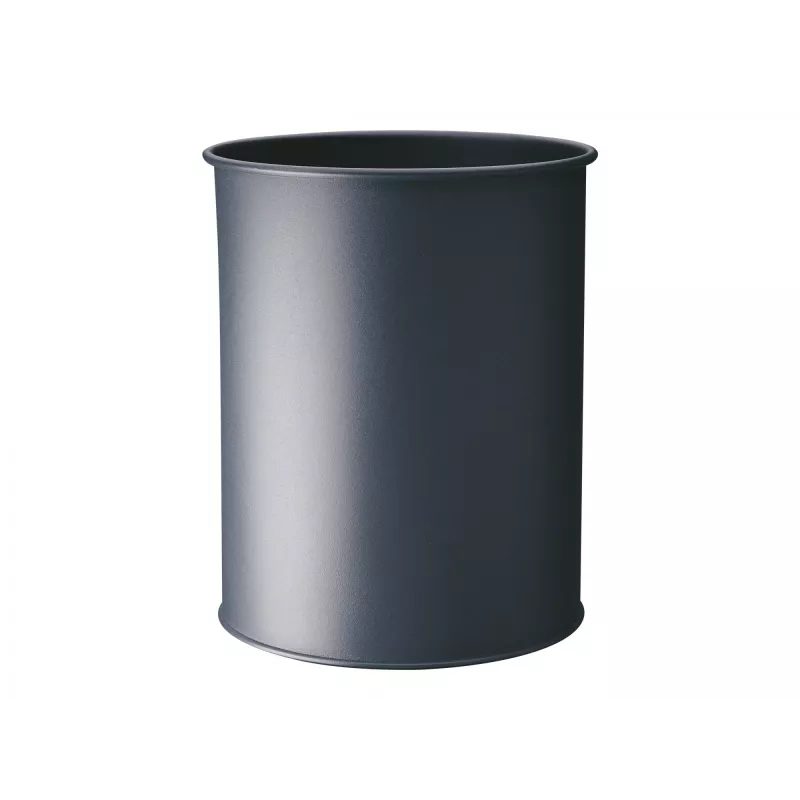 Trash Can Durable 330158 15 L Round Metal Anthracite