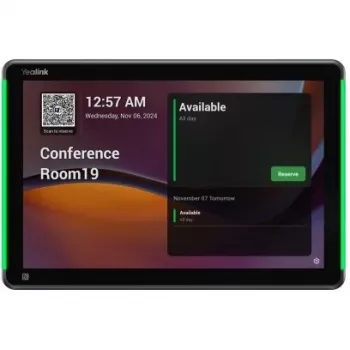 Yealink RoomPanel Plus E2 25.6 cm (10.1 inch) 1280 x 800 pixels LCD 802.11a, 802.11b, 802.11g, Wi-Fi 4 (802.11n), Wi-Fi 5 (802.11ac) Grey Bluetooth