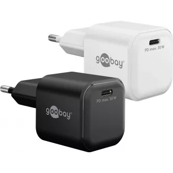 Goobay USB-C™ PD GaN Fast Charger Nano (30 W) black (79152)