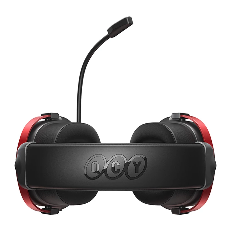 Wireless gaming headphones QCY Heroad VN200 (black and red) — over-ear, microphone, Bluetooth