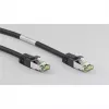 Goobay CAT 8.1 Patch Cable, S/FTP (PiMF), Black, 2 m - LSZH Halogen-Free, Copper AWG 24 (66722)