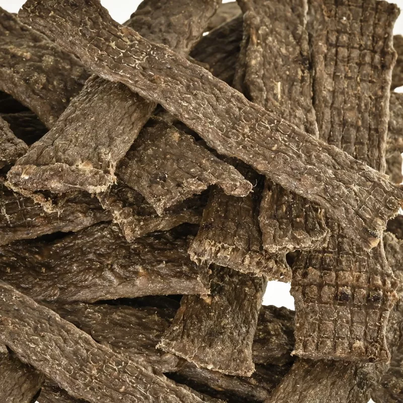 PETITTO Monoprotein meat strips Rabbit - dog treat - 400g