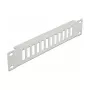 Fiber Optic Patch Panel DeLOCK 10 inch 12 Port SC Duplex LC Quad 1U grey