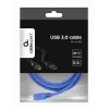 Gembird - USB Cable - USB Type a (M) Zu USB Type B (M) - USB 3.0 - 1.8 M - Moulded - Blue