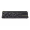 Logitech Wireless Touch Keyboard K400 Plus - Tastatur - drahtlos - 2.4 GHz - Schweizer - Schwarz