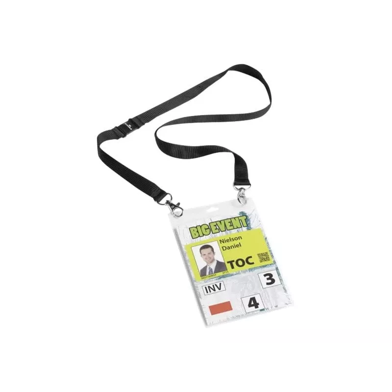 Badge holder Durable 852501 Textile 10 pc(s)