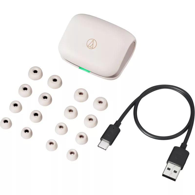 AUDIO-TECHNICA WIRELESS EARBUDS ATH-TWX7 WHITE