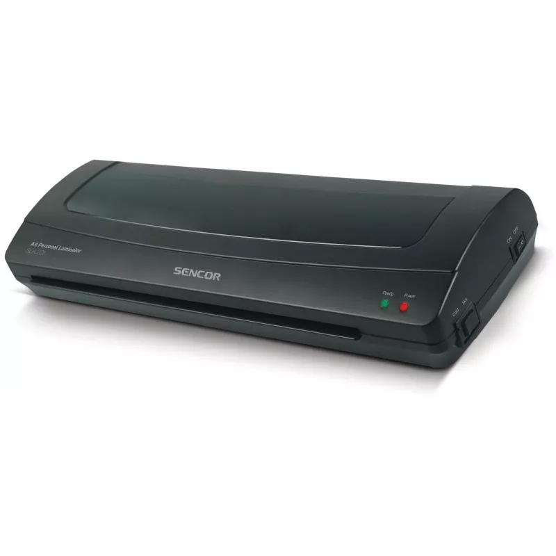 SENCOR SLA 201 A4 personal laminator, 2x75–2x125 µm pouches, hot/cold, twin-roller, 250 mm/min