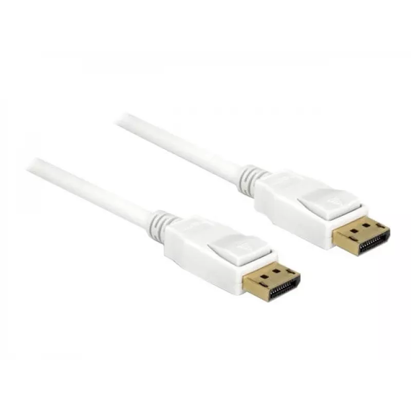 DisplayPort cable DeLOCK 85509 1.5 m White