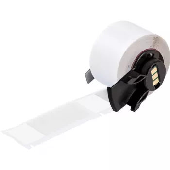 Brady, M6-21-427, Vinyl, selbstlaminierend, White/Transparent, matt, 25.40 x 19.05(63.50) mm, for Cable Diameter of 6.70 - 14.20 mm, permanent (100 E.) (174236)
