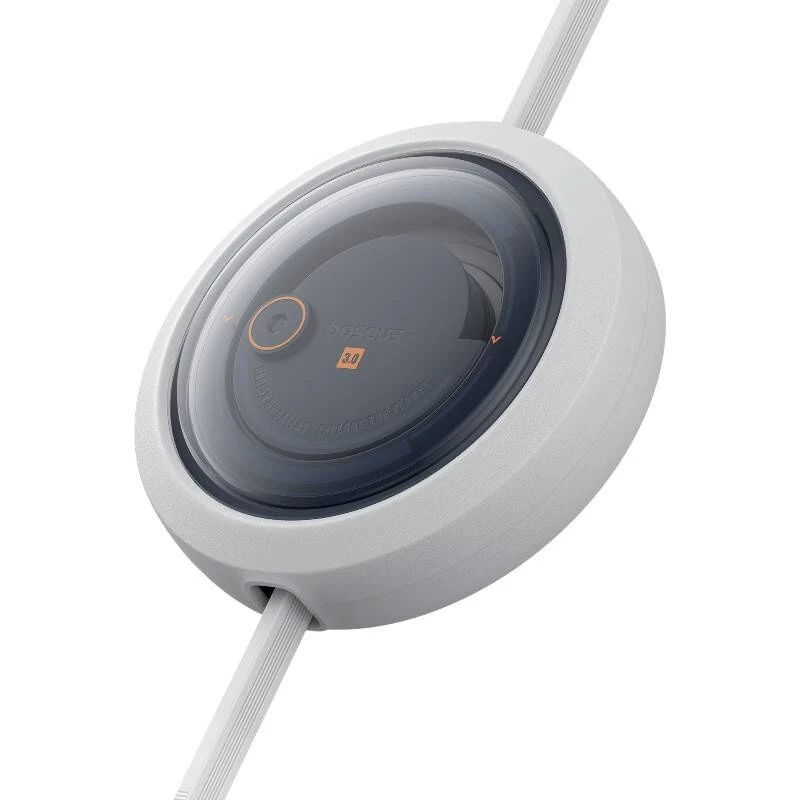 Fast Charging Cable 3in1 Baseus Free2Draw USB-C to USB-C/Lightning/Micro 100W, 1,1m (white)