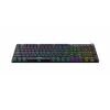 iBOX Aurora K-6 IKGMK6 Mechanical Low-Profile Gaming Keyboard, Wired + RF Wireless + Bluetooth, KRGD Red switches, LED backlight, QWERTY English, Black