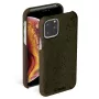 Phone case Krusell Birka for Apple iPhone 11 Pro, dark brown leather-style cover