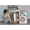 Smoby 311050 toy kitchen with laundry area and accessories