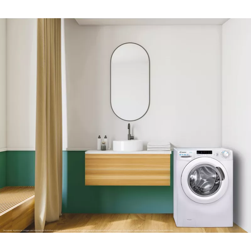CANDY Washing machine - Dryer CSWS 4642DW2/1-S, 6/4kg, Energy class D, 1400 RPM, Depth 45.4 cm