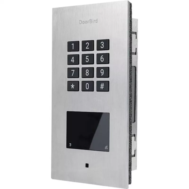 Door access control system door bird A1121 flush-mount stainless steel V2A