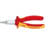 Knipex 22 06 160 - Long-nose - Chromium-vanadium steel - Plastic - Red/Orange (2206160)