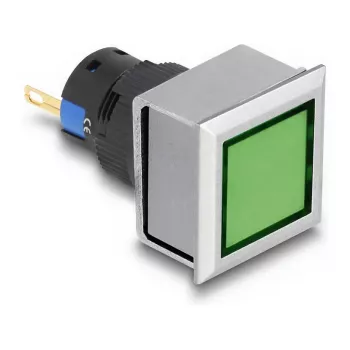 Industrial LED machine light DELOCK 22056 — 1 lamp, IP40/IP65, AC 250V, 5A, 25×42×25 mm