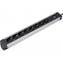 as - Schwabe 18368 Surge Protection-Power Strip Black/Silver Grounded Plug (18368)