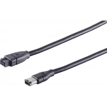 FireWire cable ShiverPeaks 77321 — 9-pin IEEE 1394b connector, high-speed digital data link