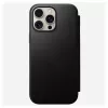 Folio phone case Nomad NM01675785 for Apple phones, fits up to 17.5 cm (6.9 inch), Black, 3 card pockets, desktop stand