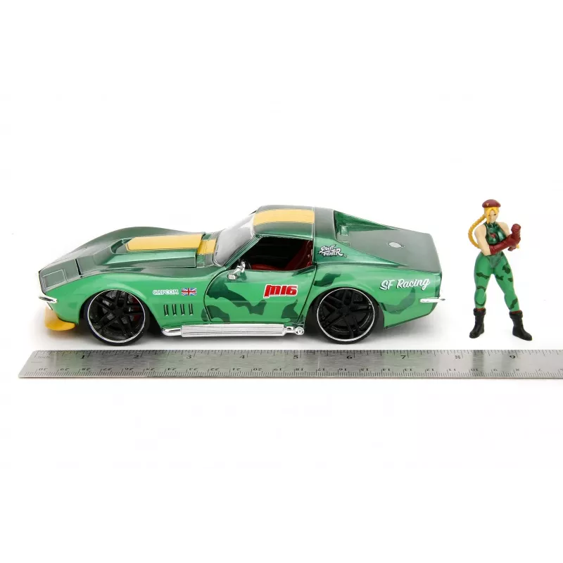Car Jada Toys Street Fighter 1969 Chevrolet 1:24 Metal Green