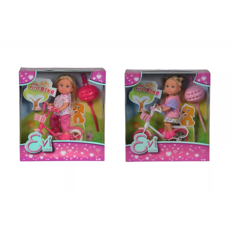 Simba Evi Love Doll on Mountain Bike, 105731715