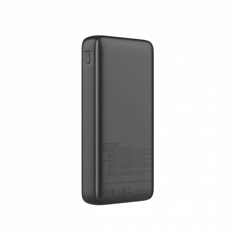 CANYON Power Bank PB-240, 25000mAh PD140W display power bank,Size160.0x82x27 mm Weight 508+-10g, Dark Grey