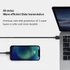 USB-A to Lightning Cable Orsen S9L 1 m 2.1A — black