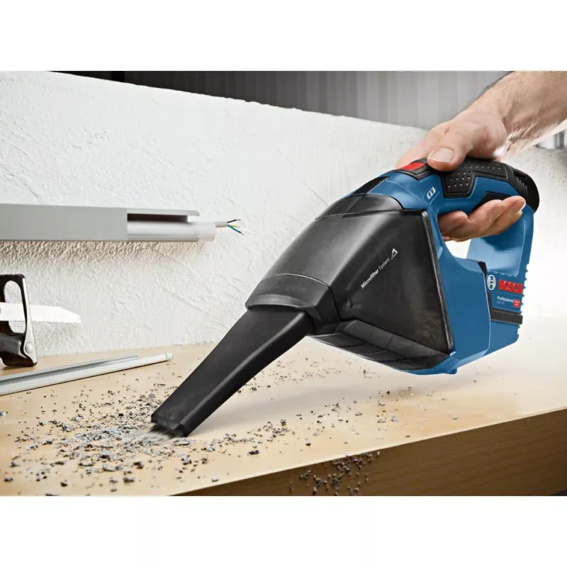 Bosch GAS 10,8 V-LI handheld vacuum Blue Bagless