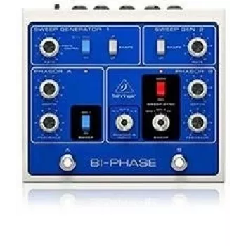 Phaser effects pedal Behringer DUAL-PHASE 000-E8M00-00010 — dual phaser effect for guitar/keyboard