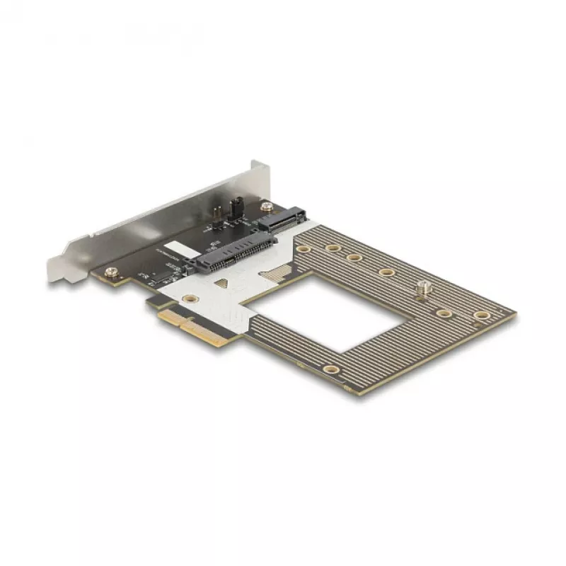 Internal M.2 / U.2 adapter card DELOCK 90854 — PCIe 4.0 (host: PCIe, outputs: M.2 Key M 110 mm, U.2)