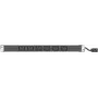 Froehlich & Walter 19in Power Strip 6x IEC19 Socket in Aluminium Housing 1U, 3x 1.5mm Cable 2.5m, RAL 9005 Black (808904)