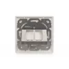 Digitus | Wallplate for Keystone Modules, German type, middle plate 50x50 mm, frame 80x80 mm | DN-93801-1