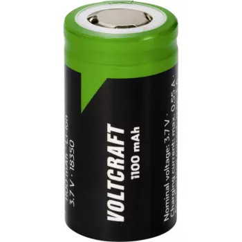 Voltcraft VC-18350 special battery 18350 Flat-Top Lithium 3.7 V 1100 mAh (VC-16569880)