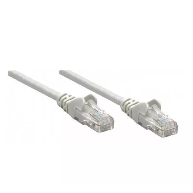 Intellinet Network Patch Cable, Cat6A, 50m, Grey, Copper, S/FTP, LSOH / LSZH, PVC, RJ45, Gold Plated Contacts, Snagless, Booted, Lifetime Warranty