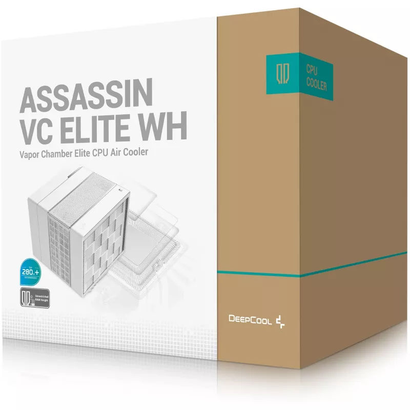 DeepCool Assassin VC Elite WH Processor Air cooler 120/140 mm White 1 pc(s)