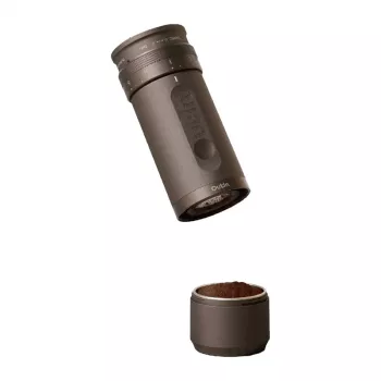 Burr coffee grinder OUTIN Outin Fino Black — conical burr, 25 g capacity, Ø 7.3 cm, 199 mm height, 690 g