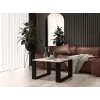 MODERN MINI table 67x67x40 cm White/Black