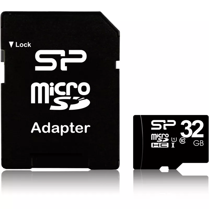 Silicon Power SP032GBSTH010V10SP memory card 32 GB MicroSDHC UHS-I Class 10