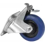 Caster wheel Roadinger RD-100B 100 mm blue with brake