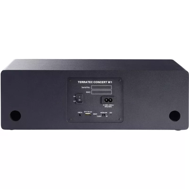 Stereo portable speaker Terratec Concert W1 Black