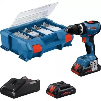Cordless Impact Wrench Bosch GSB 18V-65 with 2x 4.0Ah batteries and L-Case
