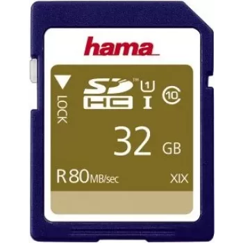Memory Card Hama 32GB SDHC UHS-I Class 10 00124135