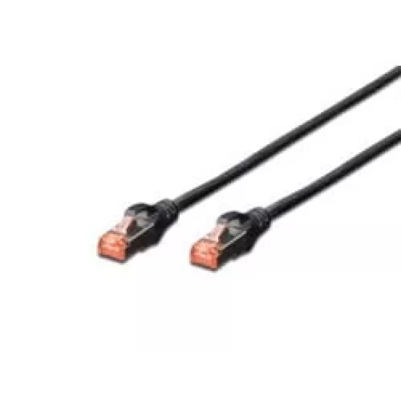 DIGITUS CAT6 S-FTP Patch Cable 2m,10 St black (DK-1644-020-BL-10)