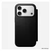 Mobile phone leather folio Nomad Modern Leather Folio Cover for iPhone 17 Pro, 16 cm (6.3 inch), black, 4 card pockets