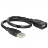 USB Cable DeLOCK 35cm USB 2.0 83498 Black