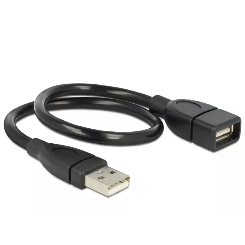 USB Cable DeLOCK 35cm USB 2.0 83498 Black