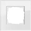 Glass cover plate GIRA Esprit Glas White, screwless, 95×95×9.85 mm